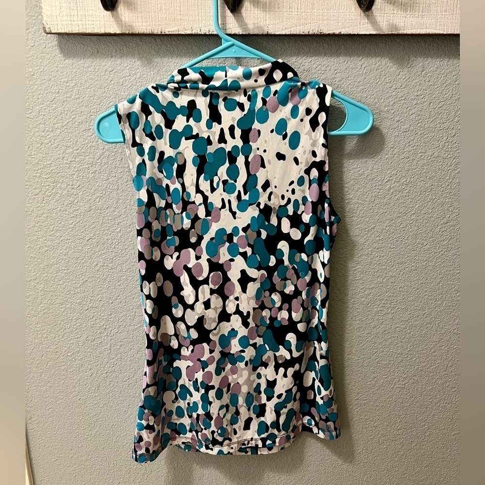 Sleeveless blouse cowl neck - Picture 4 of 4